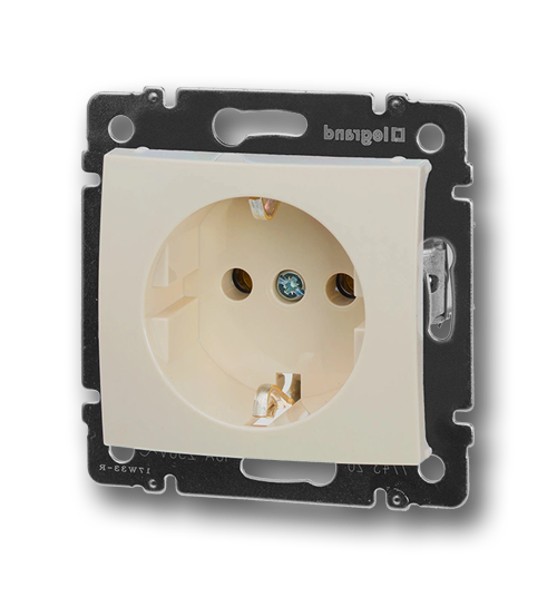 Розетка 2P+E 16A слоновая кость Valena(774320) Legrand