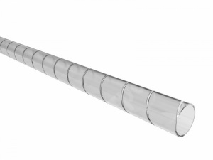 Изображение 07-7012 | Кабельный спиральный бандаж, диаметр 12 мм, длина 2 м (SWB-12), прозрачный