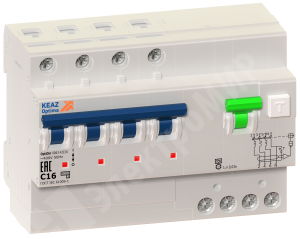 Изображение 103482 | АВДТ с защитой от сверхтоков OptiDin VD63-42C63-A-УХЛ4 (4P, C63, 30mA) 103482 КЭАЗ (Курский электроаппаратный завод)