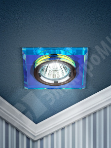 Изображение C0043790 | Светильник встраиваемый для Г.Л. 50Вт MR16 хром/перламутр DK8 CH/PR C0043790 ЭРА (Энергия света)