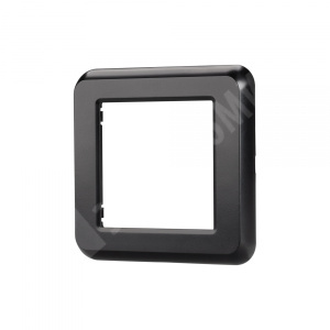 Изображение 043768 | Рамка 1 пост пластик черный (квадрат) FRM-VERSA-PL-1-BK  VERSA Arlight