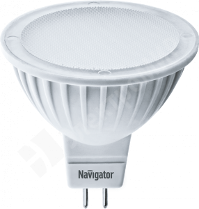 Изображение 94262 | Лампа светодиодная NLL-MR16 5 Вт 12В GU5.3 d=50mm, теплый 3000K 94262 Navigator