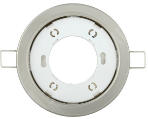 Изображение LUVB0-GX53-1-K27 | Светильник встраиваемый под лампу GX53 хром матовый IEK LUVB0-GX53-1-K27 IEK (ИЭК)