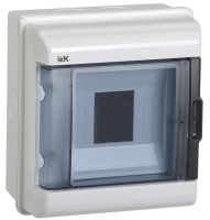 Изображение MKP72-N3-05-55 | Бокс распределительный навесной 5мод. КМПн-5 с прозрачной дверцей IP55 (180*162*108) MKP72-N3-05-55 IEK (ИЭК)