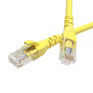 Изображение RN6UU4510YL | Патч-корд неэкранированный CAT6 U/UTP 4х2, LSZH, желтый, 1.0м RN6UU4510YL DKC (ДКС)