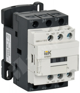 Изображение AR-ACC-11-018-230-11 | ARMAT Контактор КМИ-А-11812 LC1D 18А 230В/АС3 1НО/1НЗ IEK AR-ACC-11-018-230-11 IEK (ИЭК)