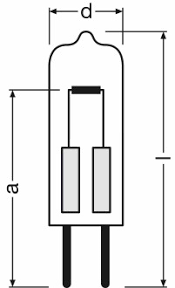 Изображение 4050300308029 | Лампа 5W 12V G4 40х1 Osram 4050300308029 в магазине ЭлектроМИР