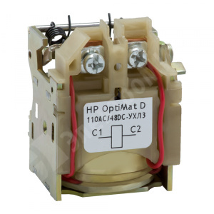 Изображение 143496 | Расцепитель независимый OptiMat D-110DC/230AC-УХЛ3 143496 КЭАЗ (Курский электроаппаратный завод)