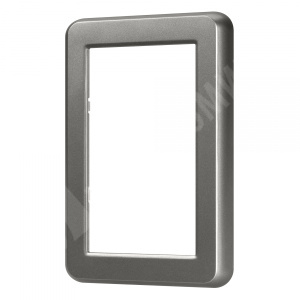 Изображение 043773 | Рамка 1 пост пластик серый (прямоугольник) FRM-VERSA-PL-D-GR  VERSA Arlight