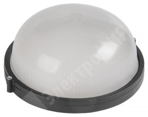 Изображение LNPP0-1301-1-060-K02 | Светильник накл.для Л.Н.60 Вт IP54 круг черный без решётки НПП1301 LNPP0-1301-1-060-K02 IEK (ИЭК)