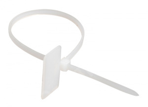 Изображение UHH61-3-110-100 | Хомут с площадкой ХП1 2,5х110 (100 шт/упак) UHH61-3-110-100 IEK (ИЭК)