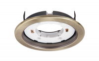Светильник встр. для КЛЛ LED 15Вт GX53, Ø106×39, без лампы бронза матовая 10639.28 бронза матовая PG