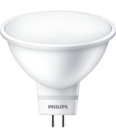 Изображение 929001844587 | Лампа светодиодная LED spot 5-50W 5 Вт 220V GU5.3 2700K тёплый 929001844587 Philips