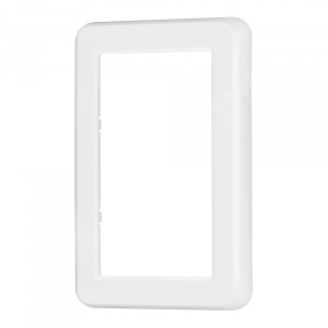 Изображение 043770 | Рамка 1 пост пластик белый (прямоугольник) FRM-VERSA-PL-D-WH  VERSA Arlight