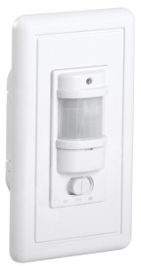 Изображение LDD12-028-1200-001 | Датчик движения ДД 028 белый, макс. нагрузка 1200Вт, угол обзора 140град., дальность 9м, IP20, ИЭК LDD12-028-1200-001 IEK (ИЭК)