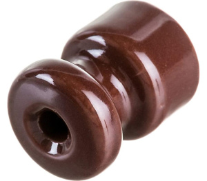 Изображение Изолятор коричневый керамический | Изолятор керамический коричневый Винтаж Изолятор коричневый в магазине ЭлектроМИР