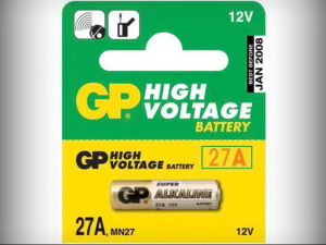 Изображение 02981 | Батарейка алкалиновая A27 (MN27) 12V (1 шт.) 02981 GP Batteries