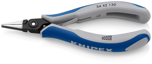 Плоскогубцы прецизионные захватные для электрики 130 мм KN-3442130 KNIPEX