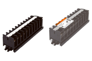 Изображение SQ0531-0203 | Блок зажимов наборный на DIN-рейку, 4 мм², 30А, 10 пар, латунь, БЗН SQ0531-0203 TDM ELECTRIC