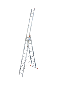 Изображение 120953 | Лестница универсальная 3х12 перекладин рабочая высота 9,3 м TRIBILO 120953 в магазине ЭлектроМИР