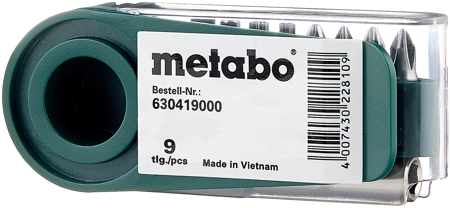 Набор бит 630419000 Metabo