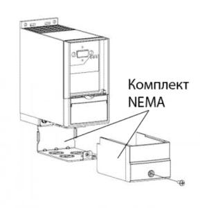 Изображение 132B0104  | Комплект преобразования Nema 1 (для VLT F51) Danfoss 132B0104 в магазине ЭлектроМИР