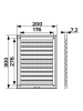 Изображение 2030RZN | Решетка разъемная с пластиковой сеткой, бел. 200х300 мм 2030RZN ЭРА в магазине ЭлектроМИР
