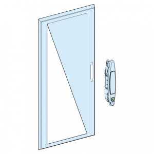 Изображение 08132 | Дверь прозрачная навесного шкафа, 6 модулей для шкафов Prisma Plus G 08132 Schneider Electric