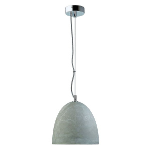 Изображение 155711 | SOPRANA SOLID PD-2 светильник подвесной для лампы E27 60Вт серый бетон	 в магазине ЭлектроМИР