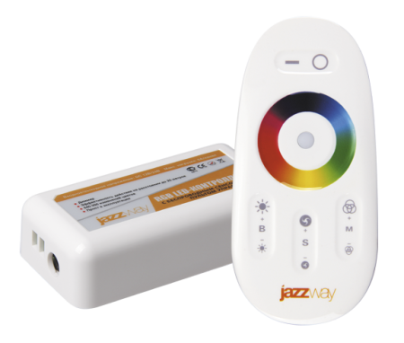 Изображение .1007957 | Контроллер LED для RGB PRC-4000RF WH (белый) 12/24V 216/432 Вт высокочастотный (1007957)