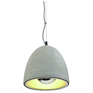 Изображение 155711 | SOPRANA SOLID PD-2 светильник подвесной для лампы E27 60Вт серый бетон	 в магазине ЭлектроМИР