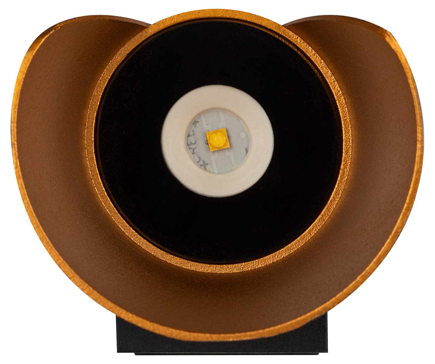 Декоративная подсветка ЭРА WL42 BK+GD светодиодная 10Вт 3500К черный/золото IP54 для интерьера, фаса Б0054420 ЭРА (Энергия света)