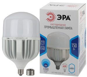 Изображение Б0051795 | Лампа светодиодная POWER T160 150 Вт 170-265В E27/E40 пластик, 4000K белый Б0051795 ЭРА (Энергия света)