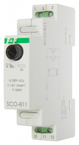 Изображение EA01.006.004 | Регулятор освещения модульный 350 Вт,SCO-811 EA01.006.004 Евроавтоматика ФиФ