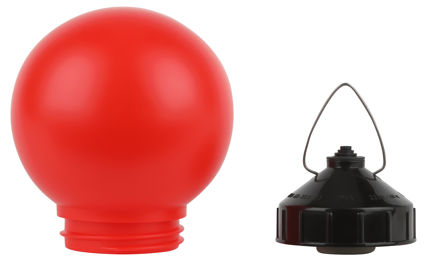 Светильник подвес. 60Вт E27 IP20 230В D150 шар красный НСП 01-60-003 Б0052012 ЭРА (Энергия света)