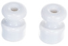 Изображение Изолятор белый керамический | Изолятор керамический белый Винтаж Изолятор белый керамический в магазине ЭлектроМИР