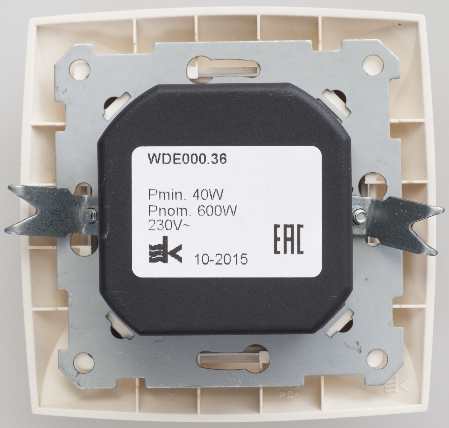 Изображение WDE000236 | Светорегулятор поворотно-нажимной 600 Вт бежевый Дуэт WDE000236 Schneider Electric в магазине ЭлектроМИР