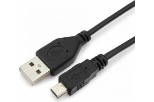 Изображение GCC-USB2-AM5P-1M | Кабель USB 2.0 Cablexpert CC-mUSBgd1m, AM/microBM 5P, 1м, мультиразъем USB A, силиконовый шнур, разъ GCC-USB2-AM5P-1M Gembird