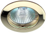 Изображение C0043655 | Светильник встраиваемый для Г.Л. 50Вт  МР16, золото KL1 GD C0043655 в магазине ЭлектроМИР