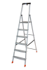 Изображение 128966 | Стремянка 6 ступеней, с полкой, рабочая высота 3,27 м SAFETY 128966 Krause в магазине ЭлектроМИР